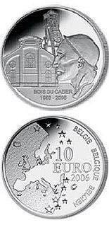 50e herdenkingsdag mijnongeluk Marcinelle 10 euro België 2006 Proof